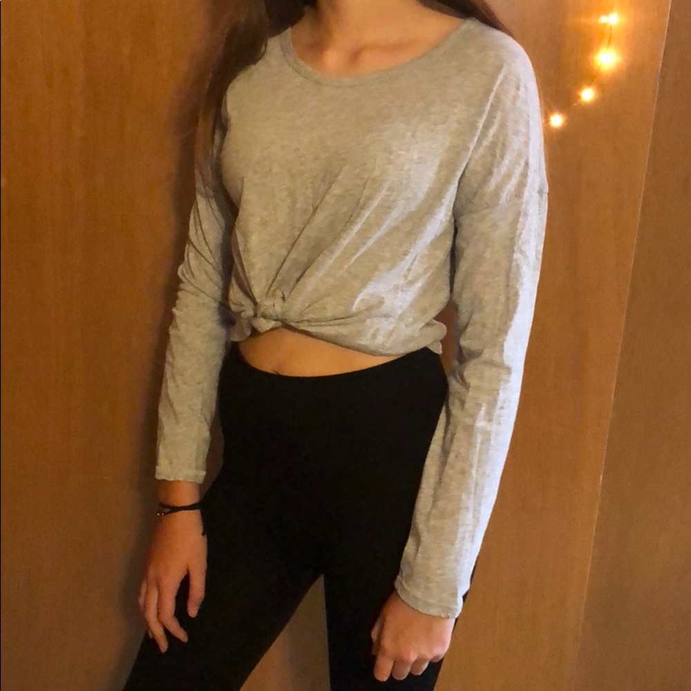 Gray long sleeve